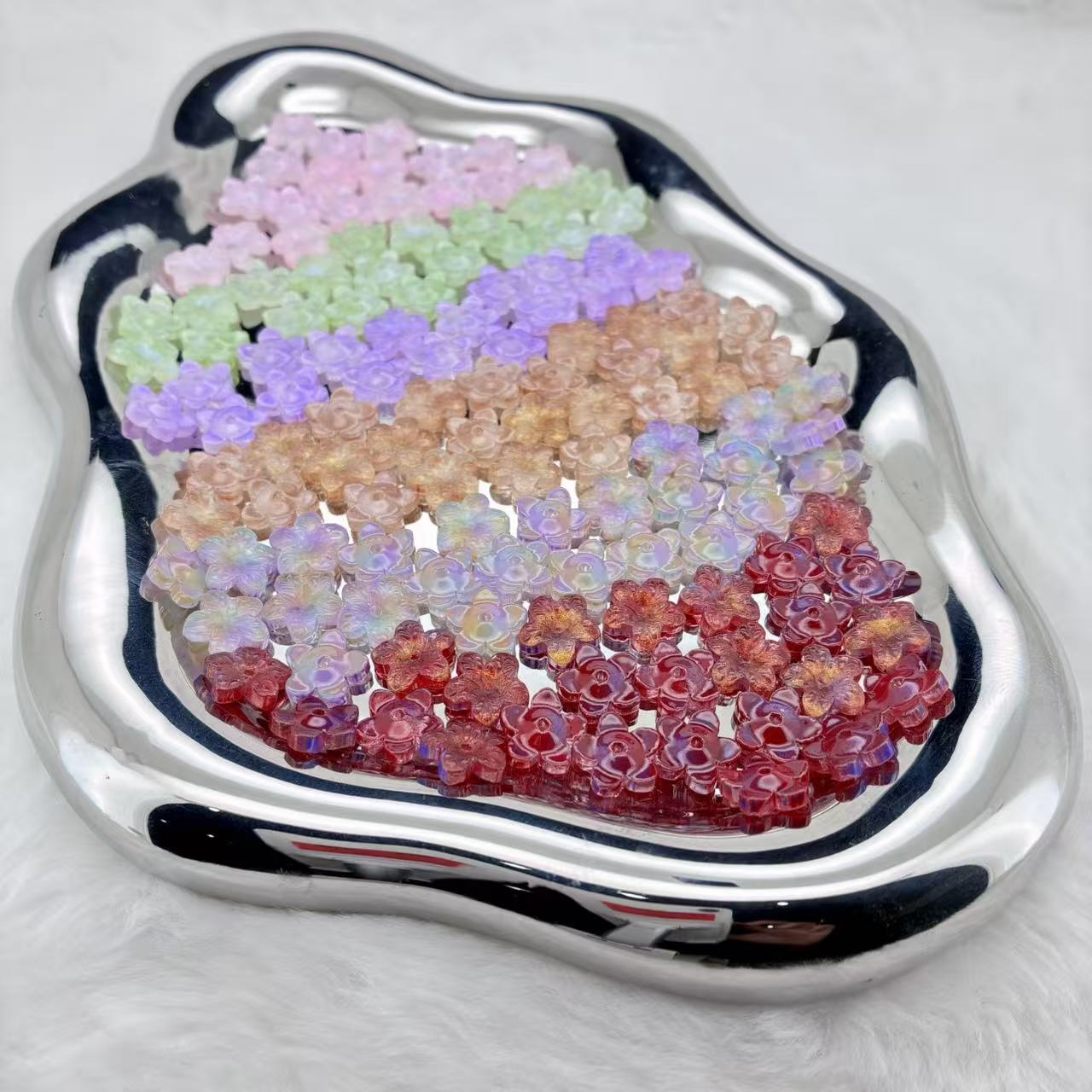 【Flash Sale】【S68】Dewy Plum Glass Bead