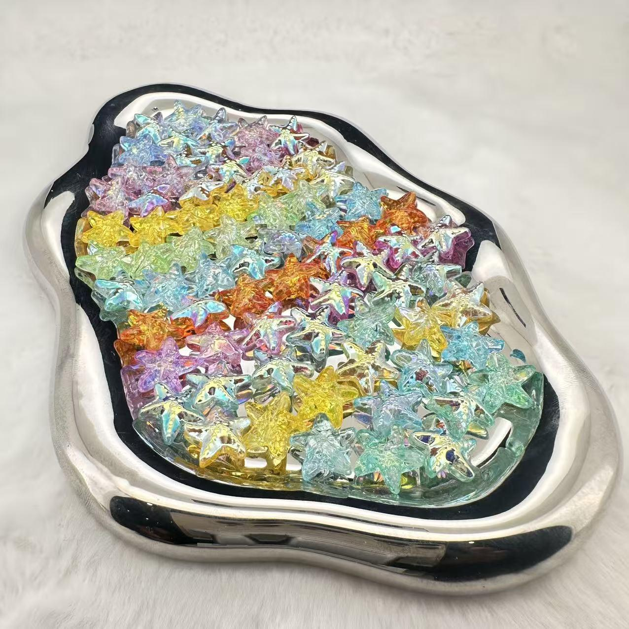 【S10 】Star Fish Crystal Beads (1 Shovel=30 Pcs)