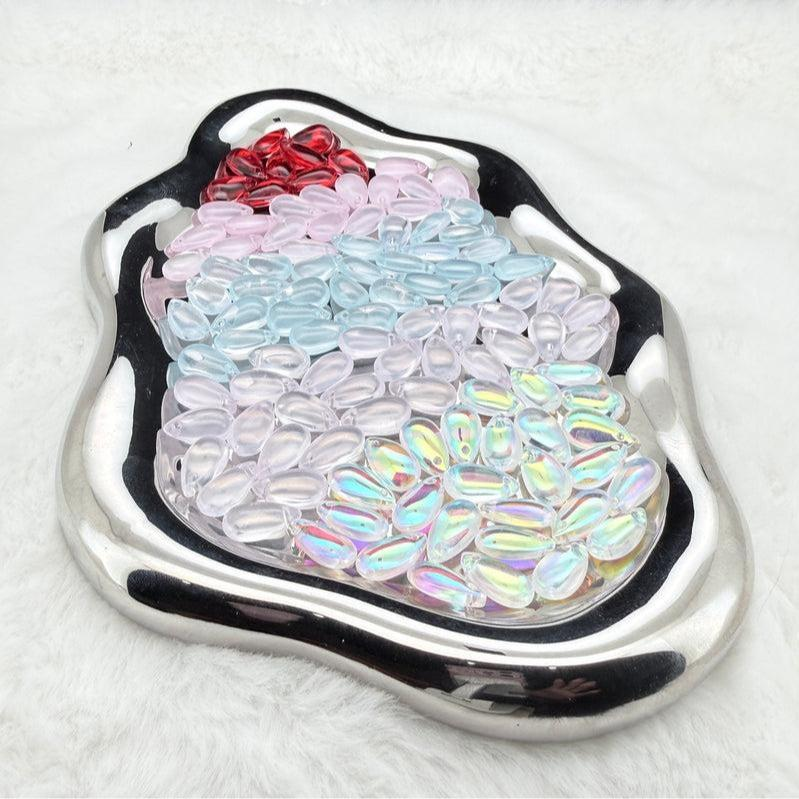 【S16】 Raindrop Crystal Bead